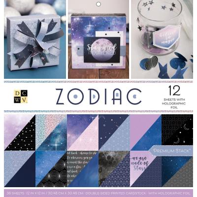 DCWV Paperpad 12x12 - Zodiac